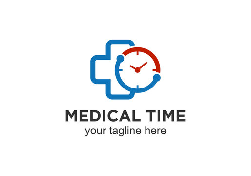health time design template, your health checkup time logo with health cross sign design and combination of jan also stethoscope in vector design
