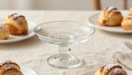 Baking delicious pastries kitchen table food photography cozy environment top-down view culinary art