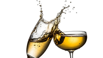 Champagne Toast Celebration Splash Liquid Gold Bubbles graphic