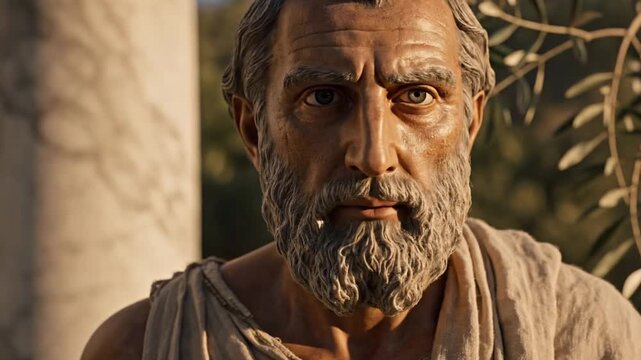 Discussion on ancient philosophy and its influence on modern thought in a historical setting