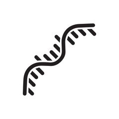 RNA black icon. Suitable for website, content design, poster, banner, or video editing needs
