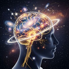 Surreal Illustration Human Head