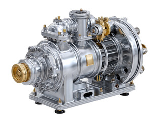 water turbine isolated on a transparent background 