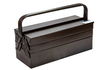 black toolbox isolated in white backgound