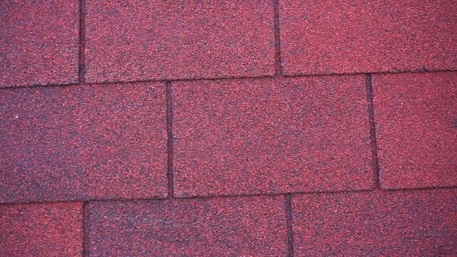 Bituminous Roof Shingle Texture Background with Granular Surface