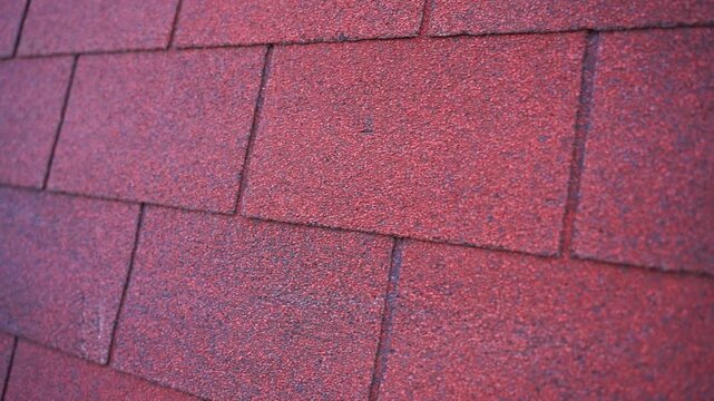 Bituminous Roof Shingle Texture Background with Granular Surface