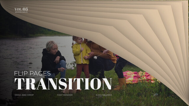 Transition Flip Pages / Horizontal / Part 05