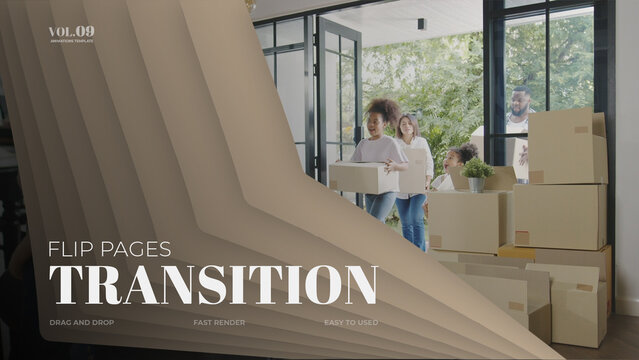 Transition Flip Pages / Horizontal / Part 09