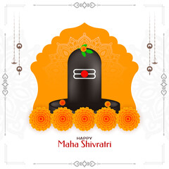Happy Maha Shivratri Indian festival Lord Shiva background