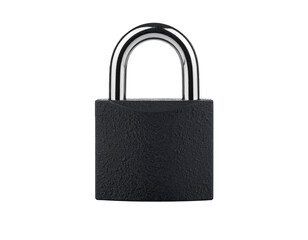 Fototapeta premium Padlock isolated on white background