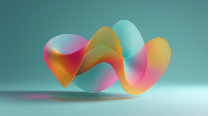 Minimal abstract shapes floating in a soft digital gradient, ideal for modern branding, UI, and clean design concepts.