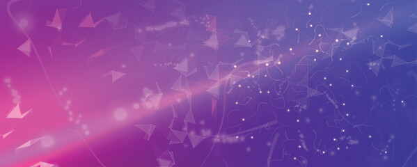 Futuristic genome, DNA strands, connected neural web, science wallpaper