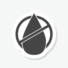 No trans fats, palm oil free, no mineral oil sign sticker isolated on gray background