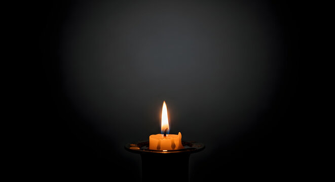 Memorial day tribute candlelight vigil honoring fallen heroes