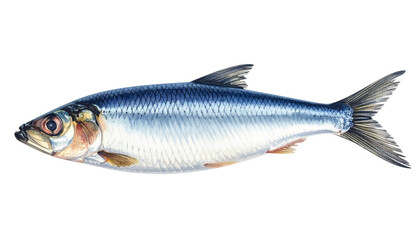 Obraz premium Fish isolated on transparent background, high-quality PNG with realistic details and natural colors, perfect for seafood designs, aquatic themes, education, and nature visuals.