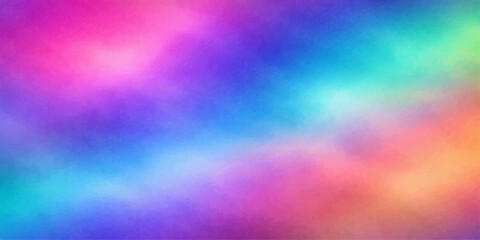 Fototapeta premium A vibrant abstract background featuring a colorful gradient of pastel lines and bright bokeh textures with a soft motion blur design in pink, blue, and yellow