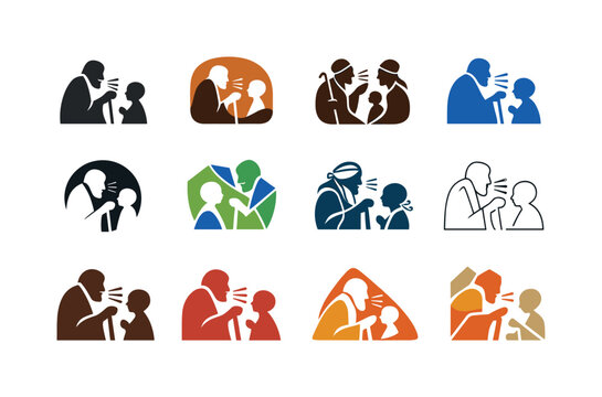 Oral Traditions Icons. Sustainable Dining. Colorful flat vector icons set of Sustainable Dining: eco plate, reusable utensils, plant sprout, compost bin, zero
