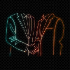 People Connection Line Art