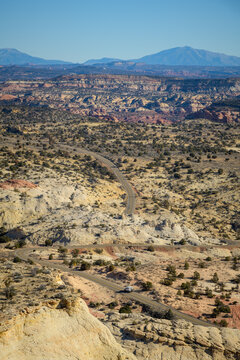 Truck with bikes on Utah Highway 12