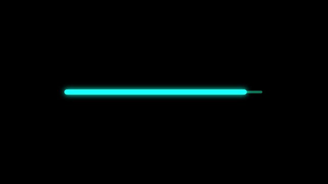 Minimalist Loading Screen with Progress Bar and Circular 4k Animation, Modern User Interface Design Concept, on a black Background, Technology and Software Development Use, motion video