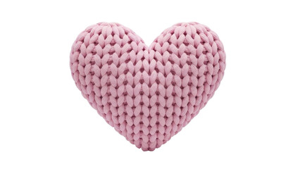 Fototapeta premium Pink Knit Heart Decoration