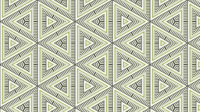 Triangle Wild Lines Crazy Kaleidoscope