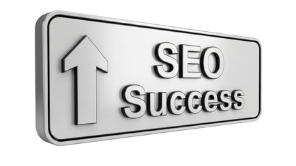 Obraz premium SEO Success Sign