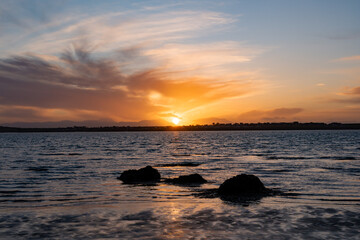 Sunrise at Penrhos Nature park Anglesey