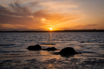 Sunrise at Penrhos Nature park Anglesey