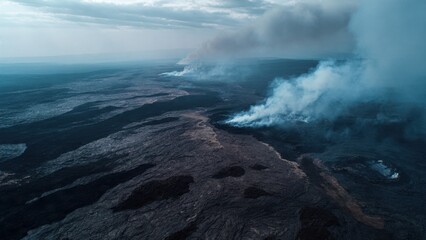 Fototapeta premium Volcanic Eruption in Hawaii