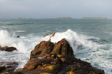 Joli paysage de la côte de granit rose - Bretagne France