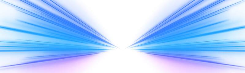 Futuristic digital roadway with neon flashes, laser trails, and depth motion. Light creates a powerful sense of speed. Ideal artwork for sci-fi cities, transport, and technology themes. © IvanLi