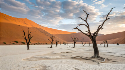 Dead Vlei in Namib Desert