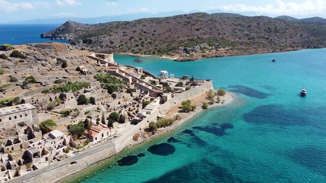 Spinalonga. Crete. Zoom In. Unbelievable Venetian Fortress. Greece