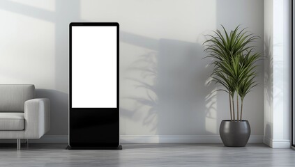 Digital signage led display mockup