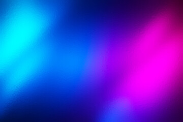 Obraz premium Vibrant blue and pink frosted glass abstract background with glowing diagonal streaks of light