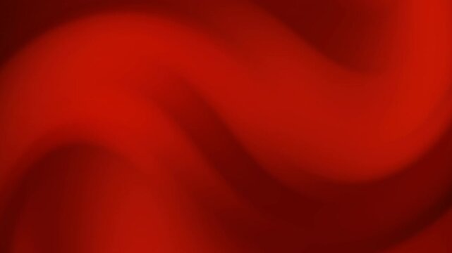 Solid red gradient background wave pattern flows across a dark red background viewed from a straight-on perspective