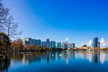 Obraz premium Photo of Lake Eola Orlando 2026
