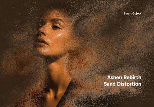 Sand Distortion Photo Effect