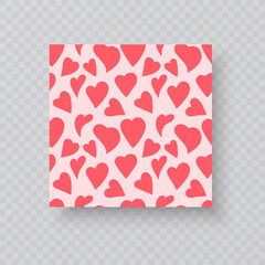 Valentine's Day theme background, seamless romantic background with hearts perfect for Valentine's Day gift wrapping, wedding textile prints, fashion fabrics, digital wallpapers, and festive scrapbook