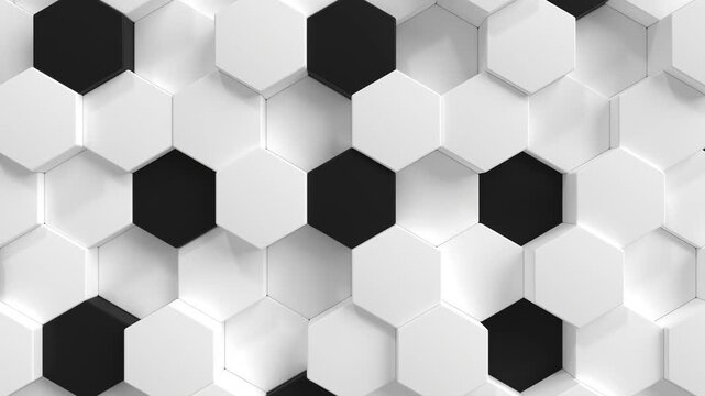abstract background with hexagons
