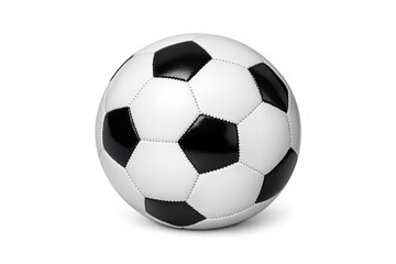Fototapeta premium Soccer ball equipment for team sports training with transparent background