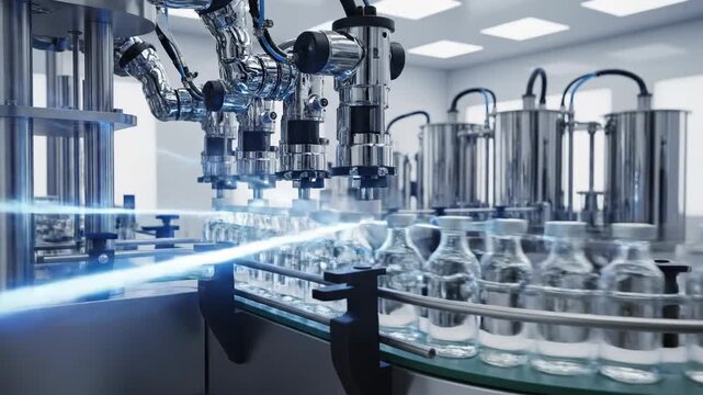 Automated Pharmaceutical Filling Line: Robotic Precision in Medicine Production