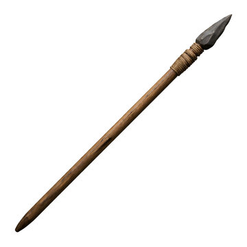Primitive Wooden Spear