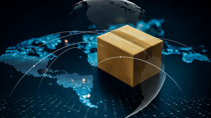 The future of global logistics connected through digital networks