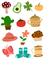 food icons set