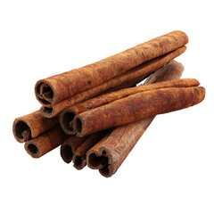 Cinnamon sticks heap; warm brown spice