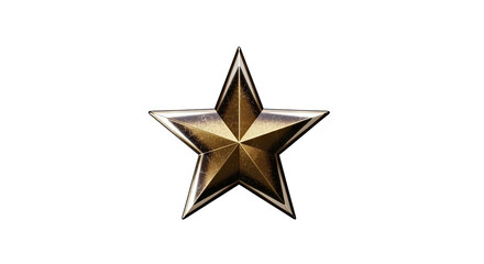 Fototapeta premium 3D Rendered Golden Star