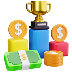 Financial Reward Achievement Trophy