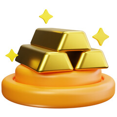 Gold Wealth Investment Concept